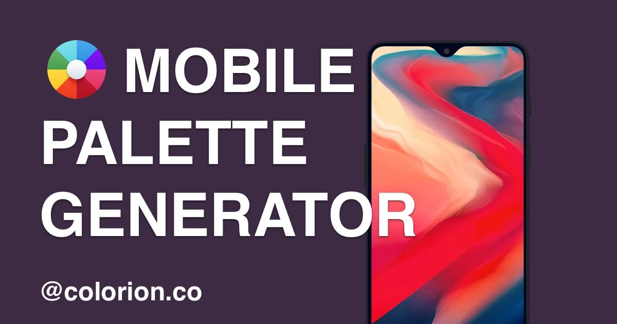 Mobile Palette Generator