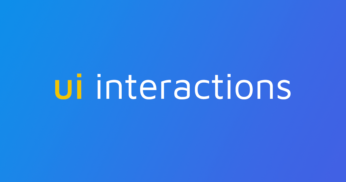 UI Interactions