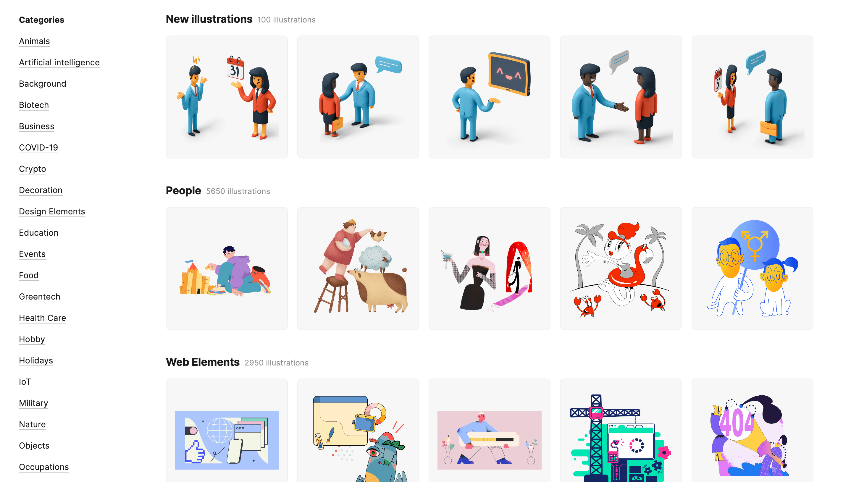 Icons8 Illustrations