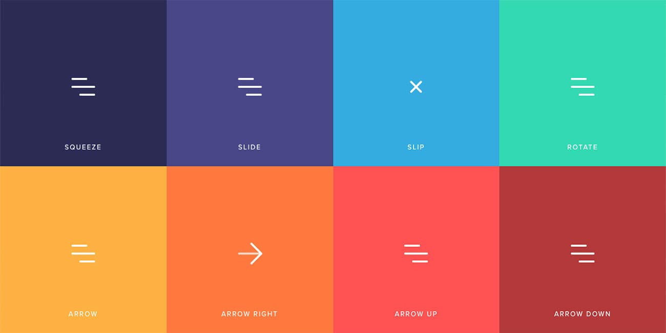 Animated CSS burgers (HTML/CSS + React)