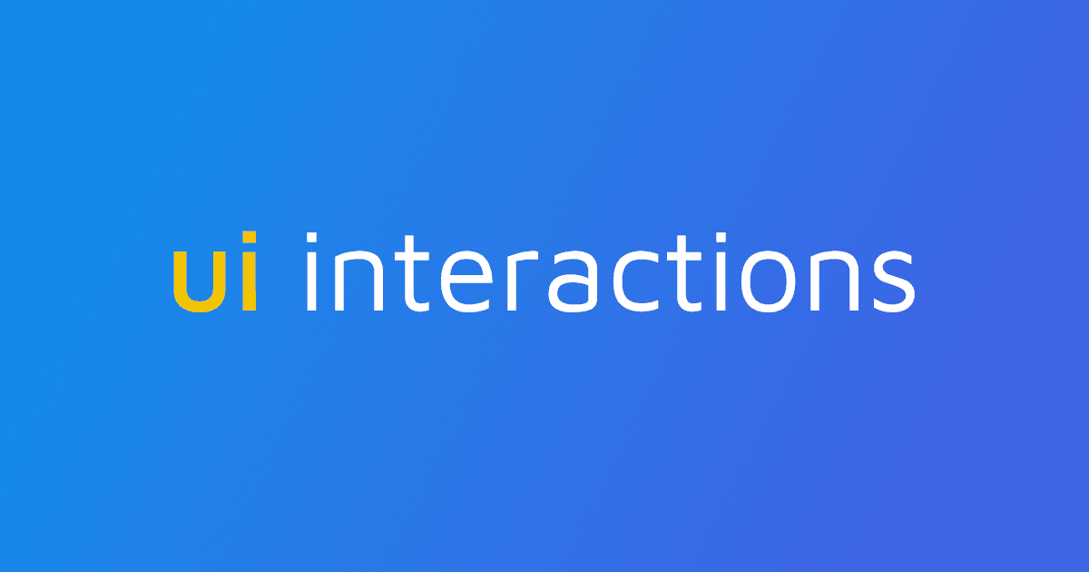 UI Interactions